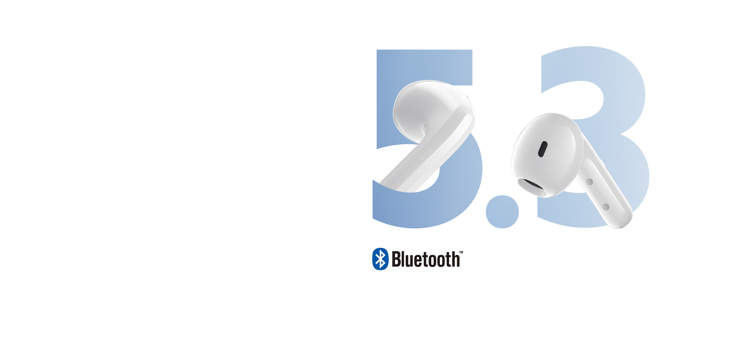 Belaidės ausinės  Redmi Buds 4 Lite, Baltos spalvos aprašymas - Prekės nuotrauka